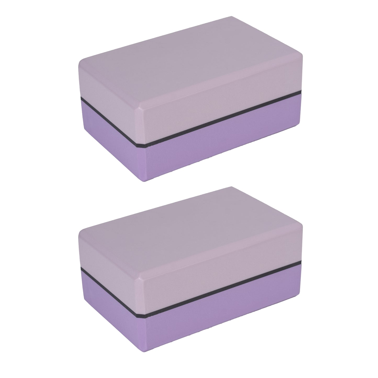 Sunshine Yoga 4" Yoga Block  (4" x 6" x 9") - 2 Pack