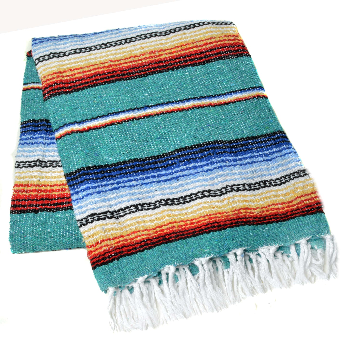 Santa Fe by Quetzal Mexican Yoga Blanket