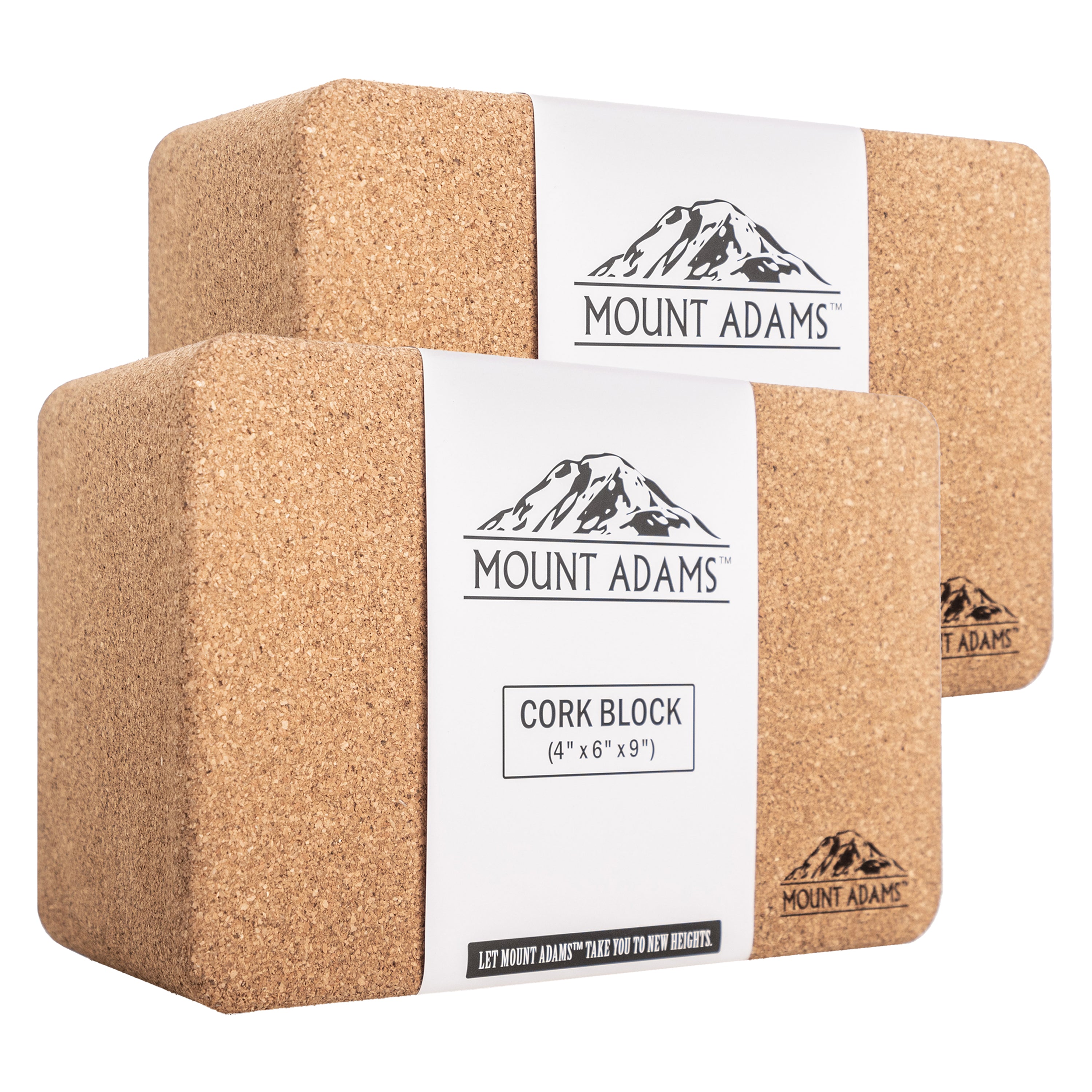 Mount Adams 4” Cork Yoga Block