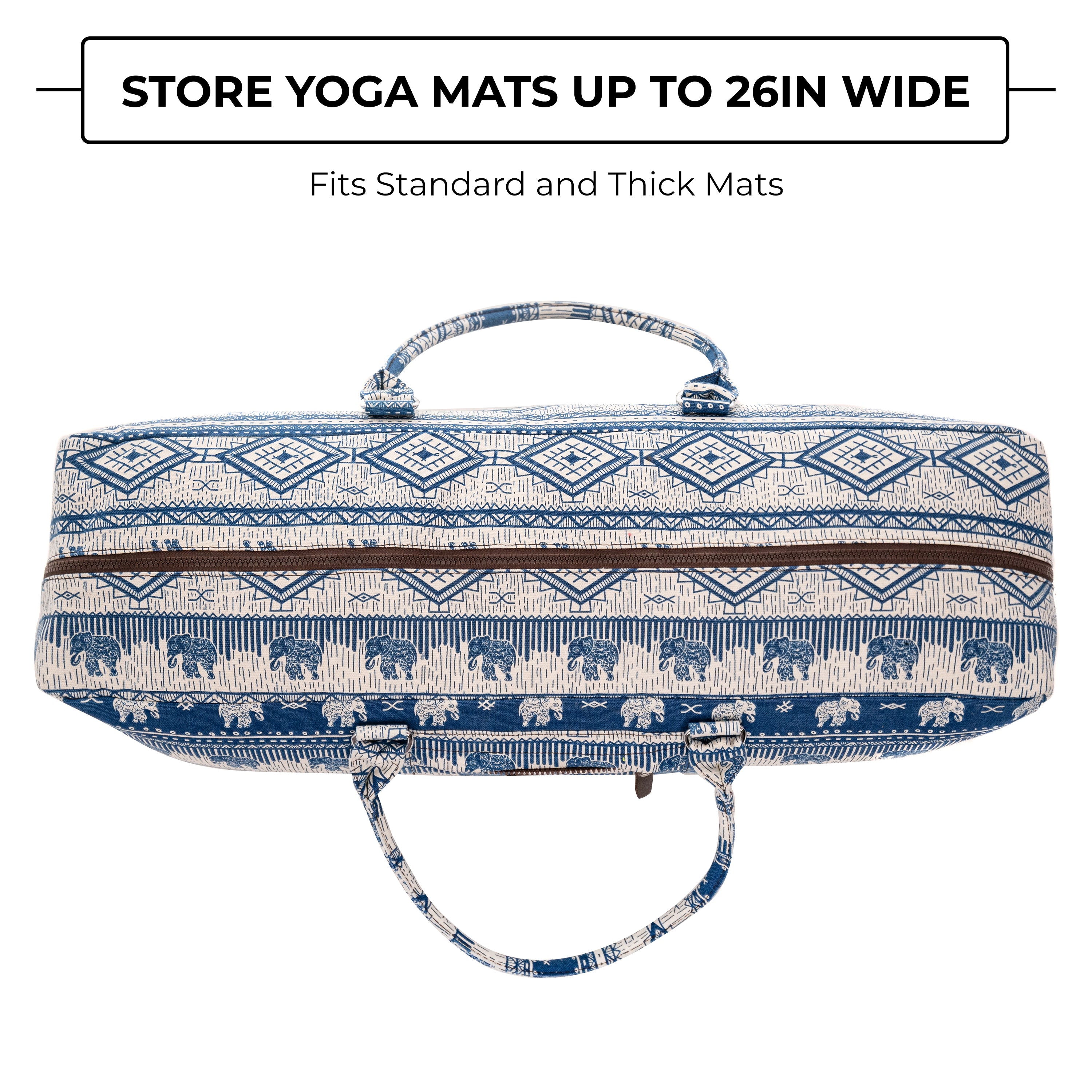 Yoga bag for yoga mat and accessories